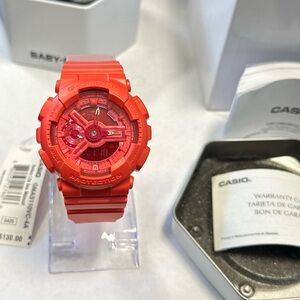 Casio G-Shock GMAS110HC-2A Pink Ana-Digi Watch Date Alarm Chronograph